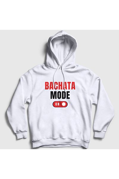 Presmono Λευκό φούτερ χορού με κουκούλα Unisex Mode Bachata - 463390 ττ