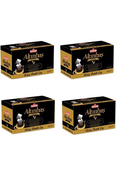 Çaykur Altınbaş Teapot Bag, 40*5Gr and 200Gr in 4 Packs