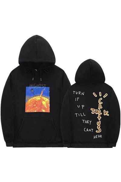 Trendiz Highest Oversize φούτερ Hoodie Black