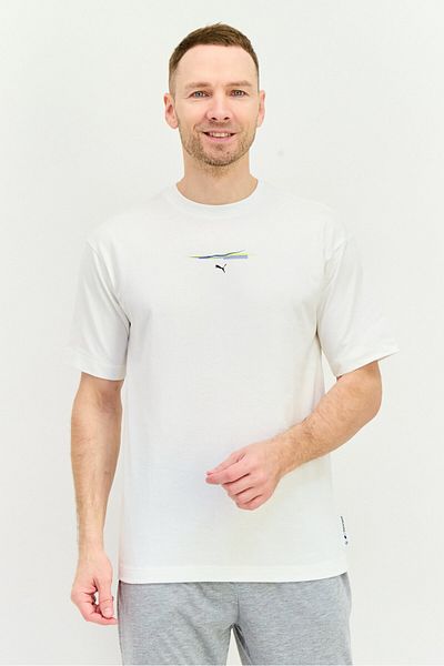 Puma X Bmw Motorsport Men Sportswear Fit Outdoor T-shirt, White