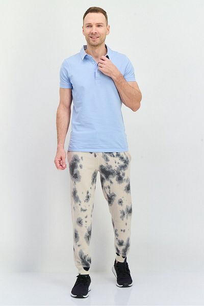 Feat Men Regular Fit Tie Dye Jogger Pants, Beige Combo