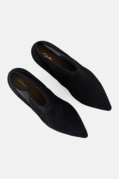 CLARKS Women Standard Viote 55 Up Slip On Ankle Boots, Black