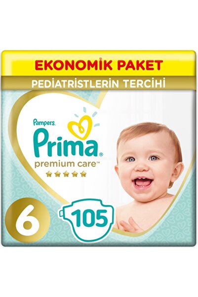 Prima Bebek Bezi Premium Care 6no 105 Adet