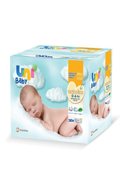 Uni Baby Newborn Wet Towel Wipes 36 X 40
