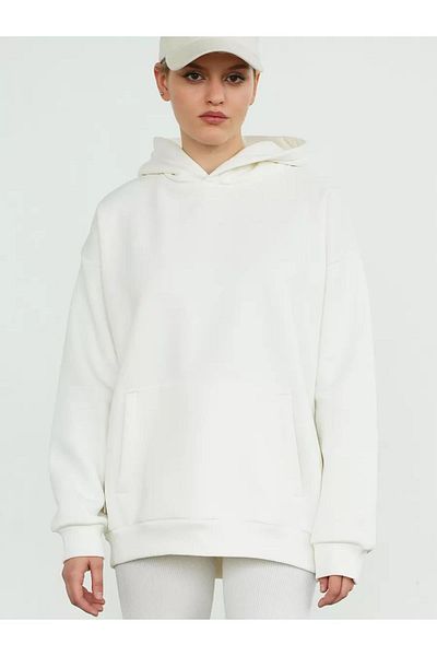 Cupla Hanorac alb unisex Dump Him
