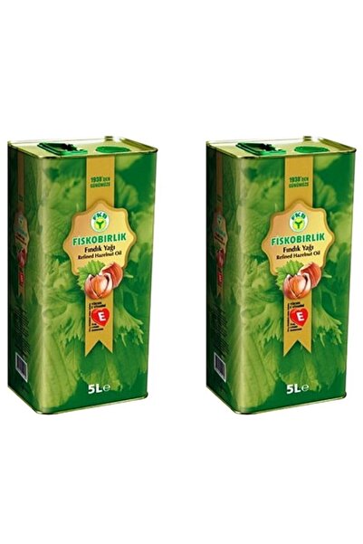 Fiskobirlik Fındık Yağı Teneke 2 x 5 L