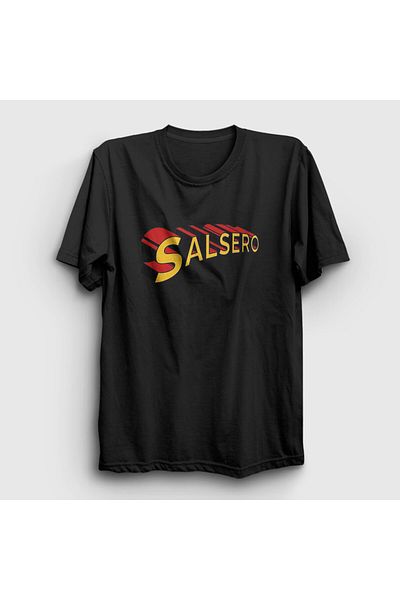 Presmono Unisex Μαύρο T-Shirt Dance Salsa - Salsero 466703 ττ