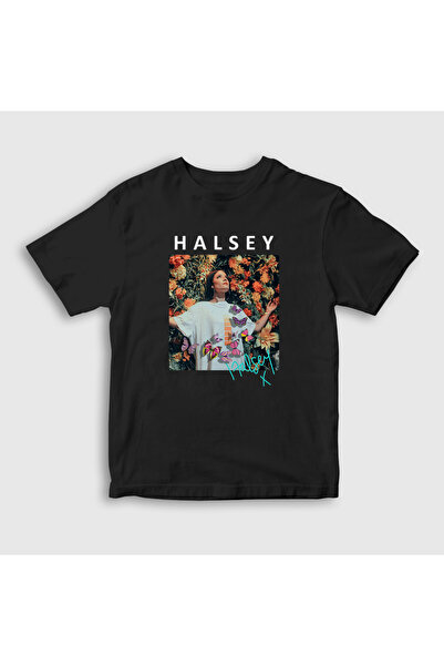 Presmono Halsey Unisex Дитячий чорний футболка - Love And Power Постер 461119tt
