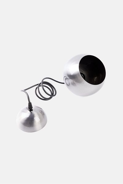 Opviq Round Shape Pendant Hanging Finn Lamp, Silver