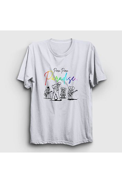 Presmono Μπλουζάκι Unisex White Paradise Coldplay 471237 ττ