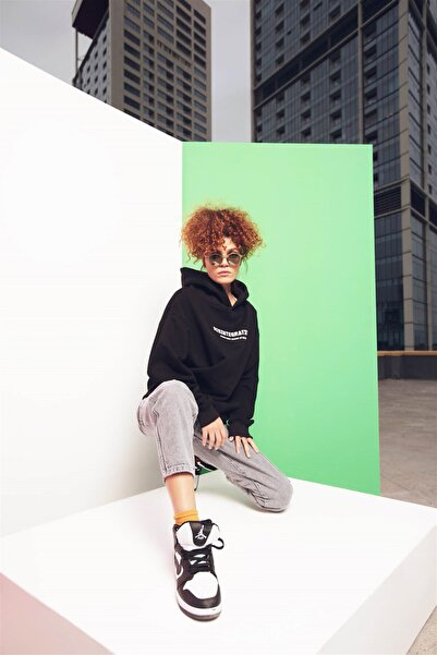 Trendiz Μαύρο φούτερ Unisex Disintegration Hoodie