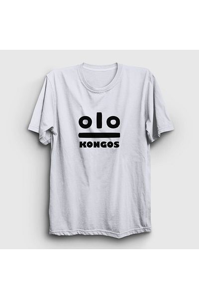 Presmono Λευκό λογότυπο Unisex Congo T-Shirt - 431613 ττ