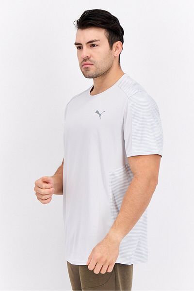Puma Men Sportswear Fit Short Sleeves Training T-Shirt, Light Grey