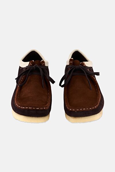 CLARKS Men Standard Fit Wallabee Lace Up Casual Shoes, Brown