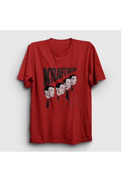 Presmono Kraftwerk Unisex κόκκινο μπλουζάκι - 445771 ττ