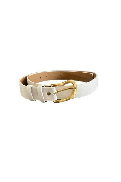 Alden Concept Gold tokalı Bej kemer