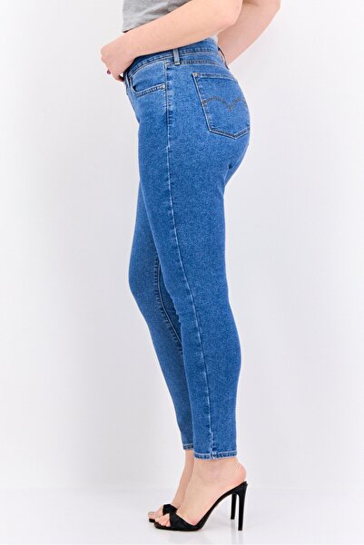 Levi's Women Skinny Fit Washed Stretchable Jeans, Blue