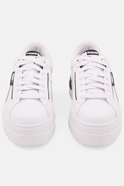 Puma Women Mayze Crashed Lace Up Outdoor Shoes, White