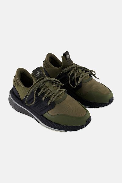 adidas Men X Plrboost Lace Up Running Shoes, Olive