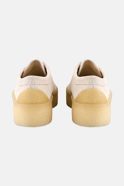 CLARKS Women Standard Tor Hoop Lace Up Casual Shoes, Off White