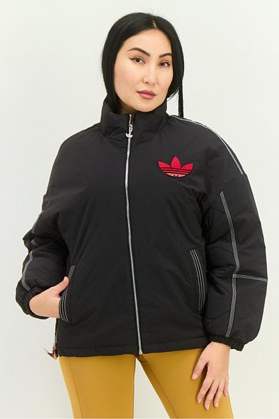 adidas Women Spotswear Fit Long Sleeve Outdoor Jacket ,black