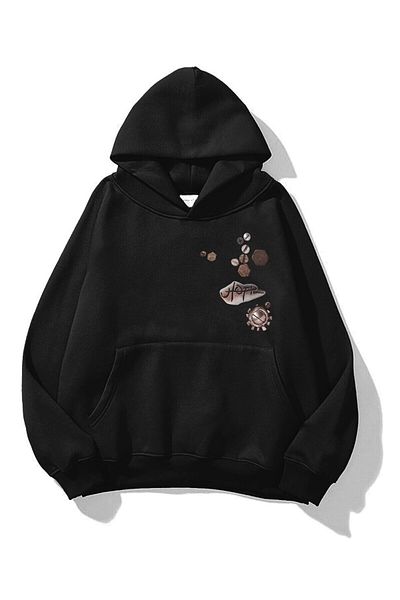 Trendiz Unisex Utopia Ancient Inscriptions Travis Scotthoodi (Μαύρο)