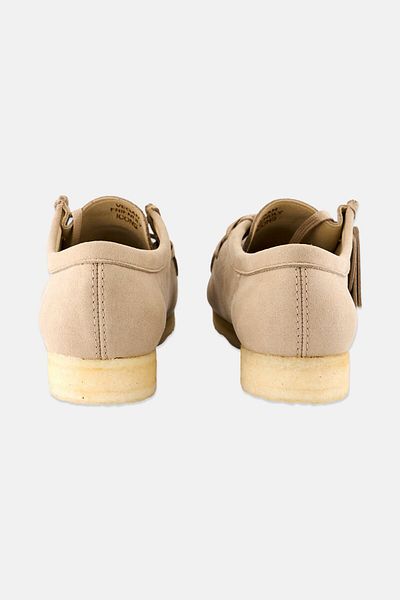 CLARKS Men Standard Wallabee Lace Up Casual Shoes, Tan