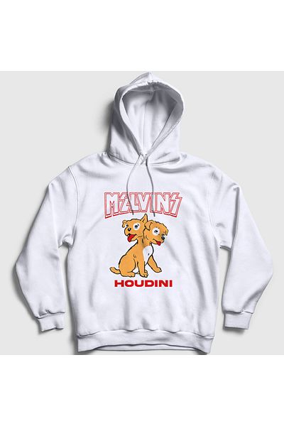 Presmono Λευκό φούτερ με κουκούλα Melvins Houdini - 447593 ττ