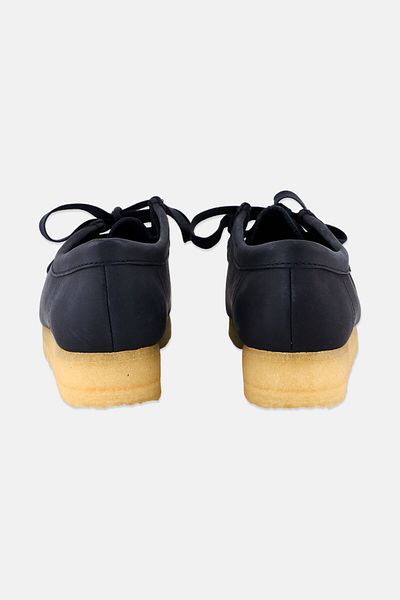 CLARKS Women Standard Wallabee Lace Up Casual Shoes, Navy