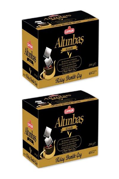Çaykur Altınbaş Teapot Bag Tea Plain 40*5Gr 200Gr 2 Packs
