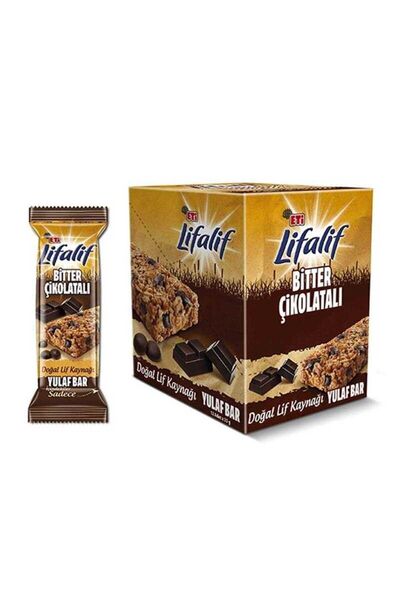Eti LİFALİF BİTTER CIKOL MÜSLİBAR 35 G 12 Lİ 1 KUTU