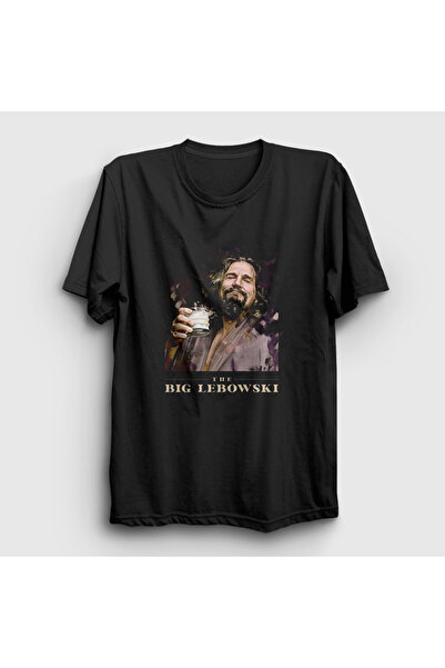 Presmono Unisex Siyah Dude The Big Lebowski T-Shirt 458178tt