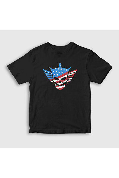 Presmono Unisex deca T-shirt - Američka noćna mora WWE logotip Koda Rodsa, cr...