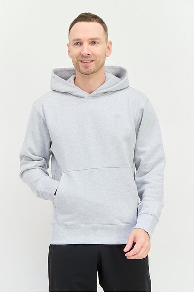 adidas Men Sportswear Fit Long Sleeves Outdoor Hooded Sweatshirt, Grey