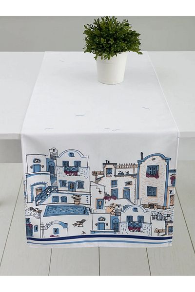 LC Waikiki Μικτό εμπριμέ Runner - 45x150 cm