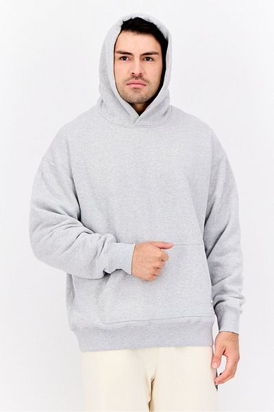 Puma x Select Men Sportswear Fit Long Sleeve Training Sweatshirt, Heather Grey