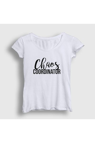 Presmono Tricou pentru femei White Collar Chaos Coordinator - 463718 tt