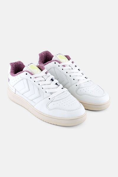 hummel Men St Power Play Retro Lace Up Outdoor Shoes, White