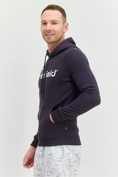 Penfield Men Hooded Brand Logo Long Sleeves Hoodies, Dark Grey