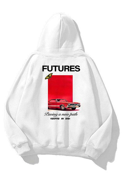 Trendiz Λευκό φούτερ Unisex Futures