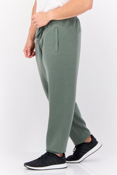 Hype Men Drawstring Plain Sweatpants, Olive