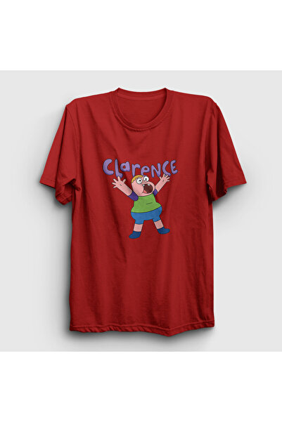Presmono Happy Clarence Unisex Червона футболка - 458383tt