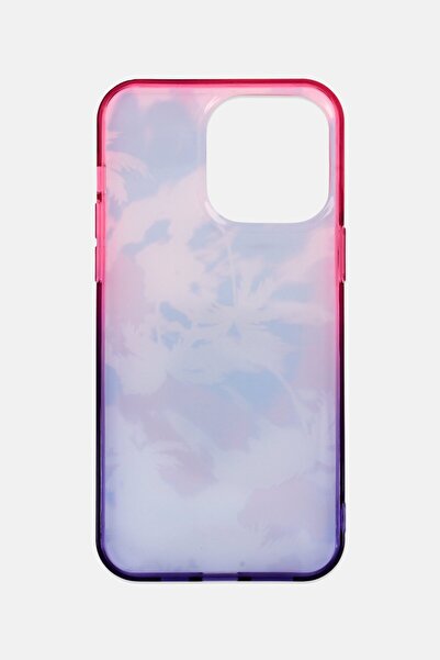 U.S. Polo Assn. iPhone 14 Pro Max Dye Palm Design Protective Case, Blue