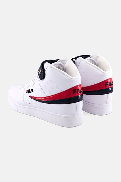 Fila Men Vulc 13 Patent Flag Lace Up Outdoor Shoes, White