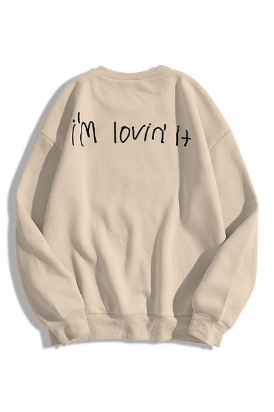 Trendiz Φούτερ I'm Lovin It Unisex Crew Neck - Hoodie