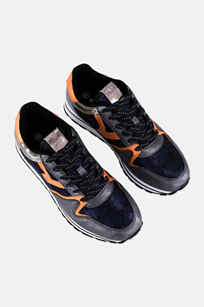 Victoria Women Lace Up Casual Shoes, Grey