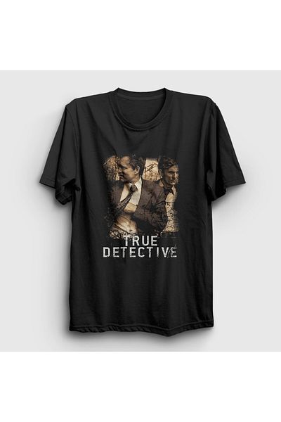 Presmono Μπλουζάκι με μαύρη αφίσα True Detective Unisex - 477300 ττ