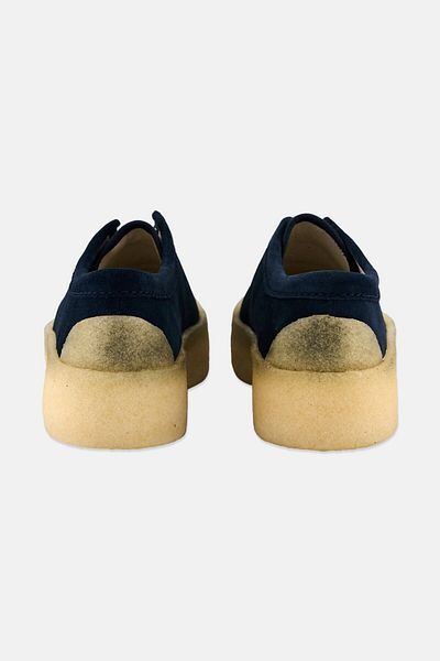CLARKS Women Standard Fit Tor Hoop Lace Up Casual Shoes, Navy