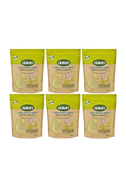 Dalan Zeytinyağlı Doğal Granül Sabun Tozu 6x1kg