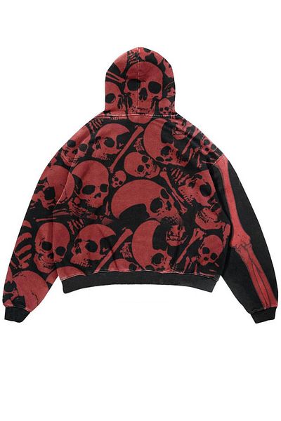 Trendiz Unisex Skulls Sweatshirt Hoodie